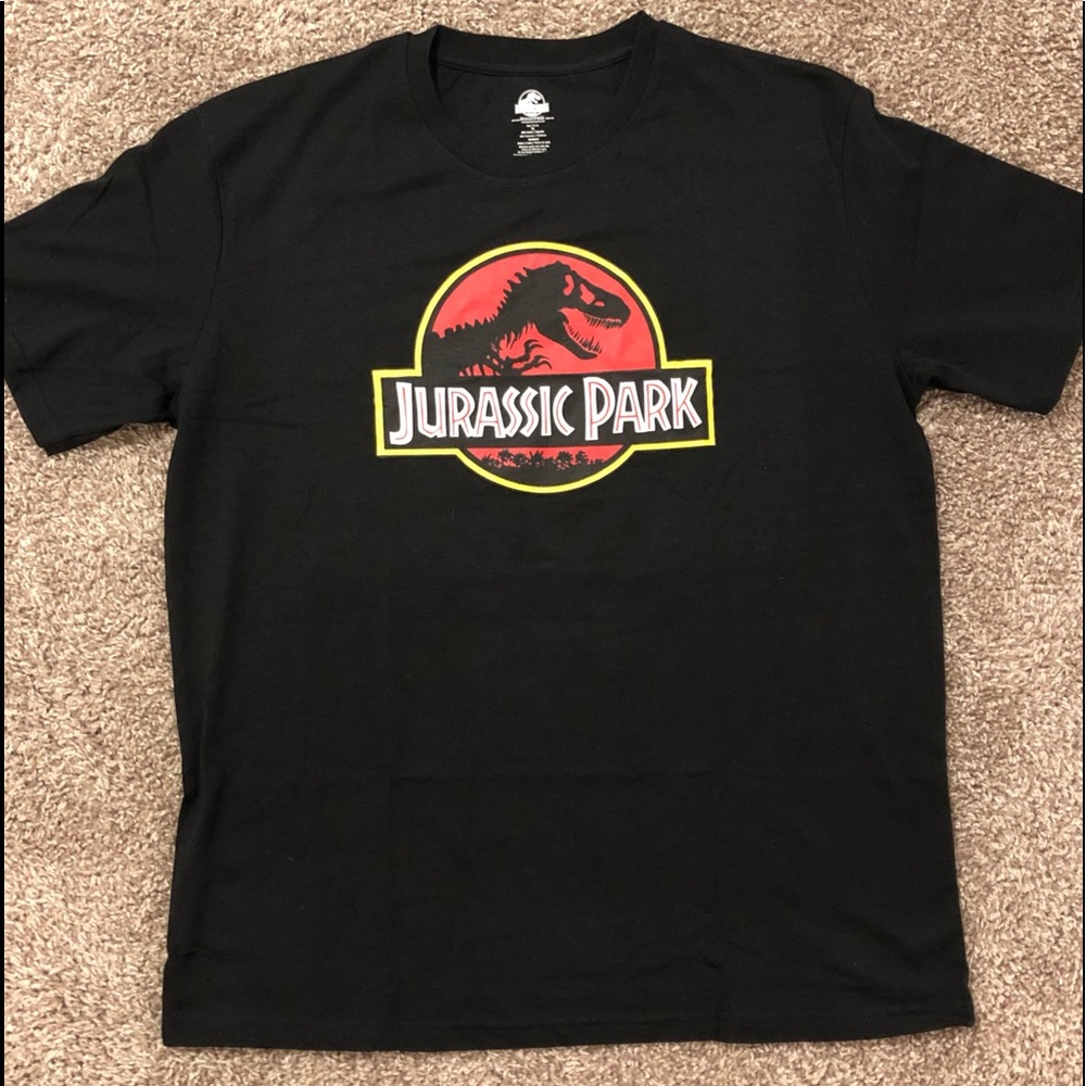 XL black, Jurassic Park T-shirt.